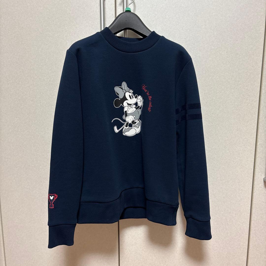 【ゴルフウェア】【WOMEN】〈ミニーマウス〉スウェットプルオーバー
