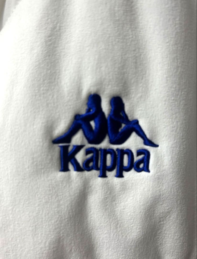 【極美品2WAY】Kappa カッパ 中綿ジャケット ベスト デタッチャブル 白