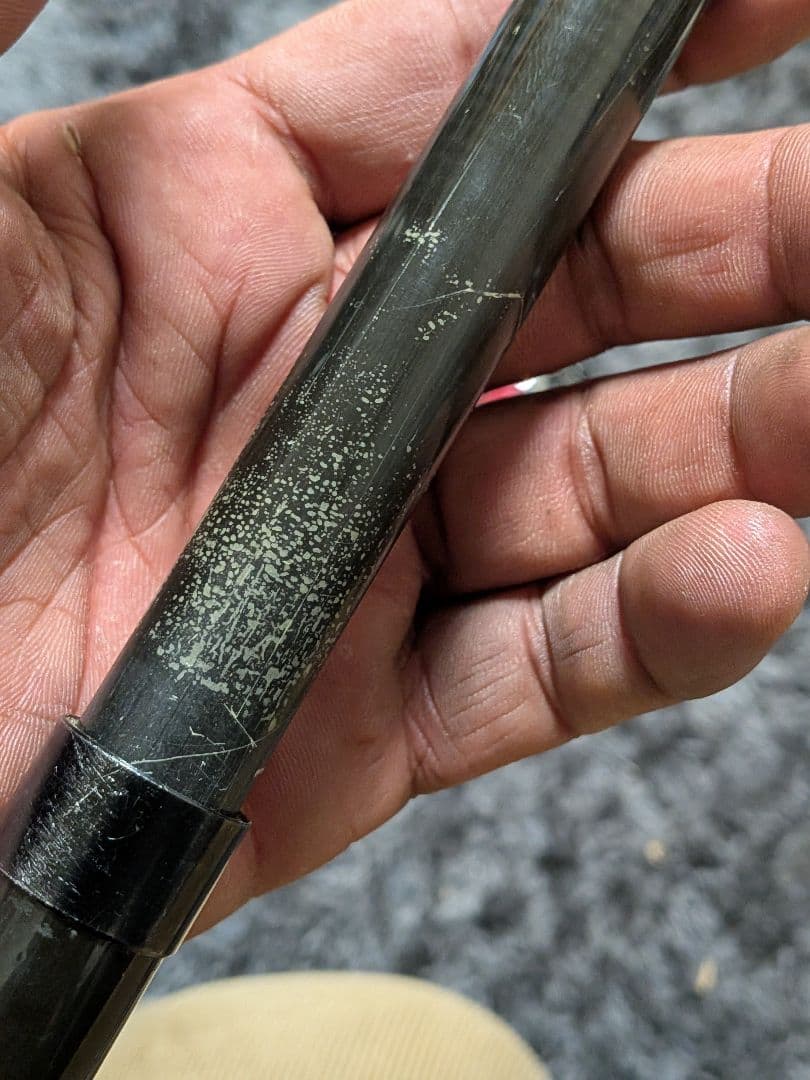 がまかつがま磯シルバー2号5.4m&遠投5号4m改造竿まとめて2本