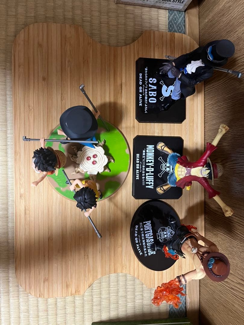 ワンピース Figuarts ルフィ・エース・サボ　少年期・青年期セット