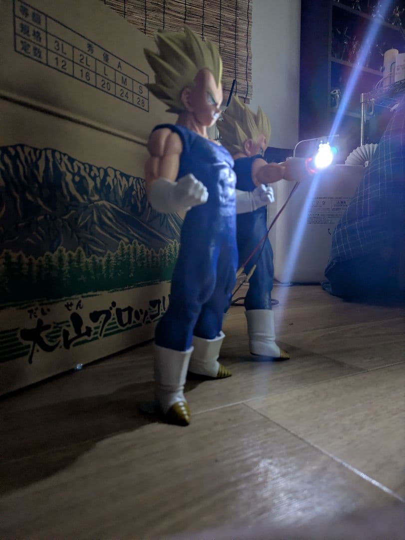 ドラゴンボール魔人ベジータ LED点灯点滅リレー付きフルセット