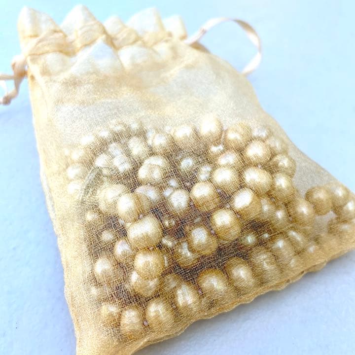 不揃い　イエローパール　ロングネクレス！