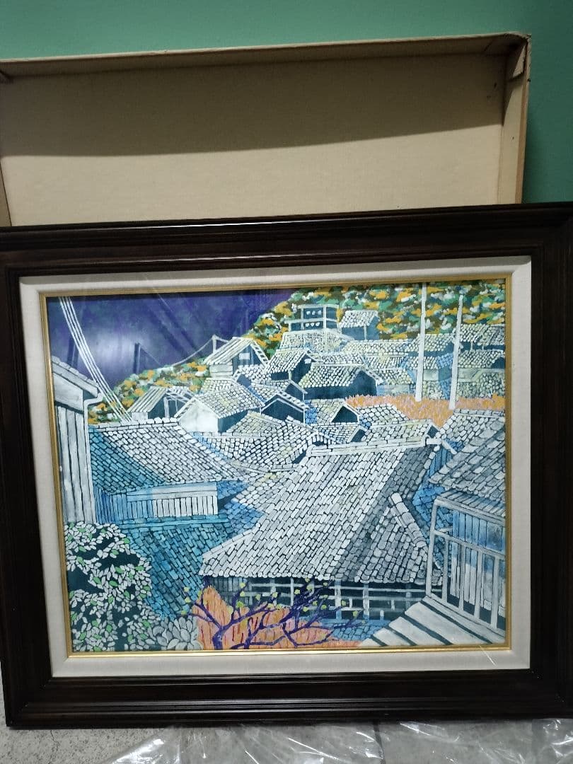 名古屋引取限定!瓦に魅せられた画家の作品①