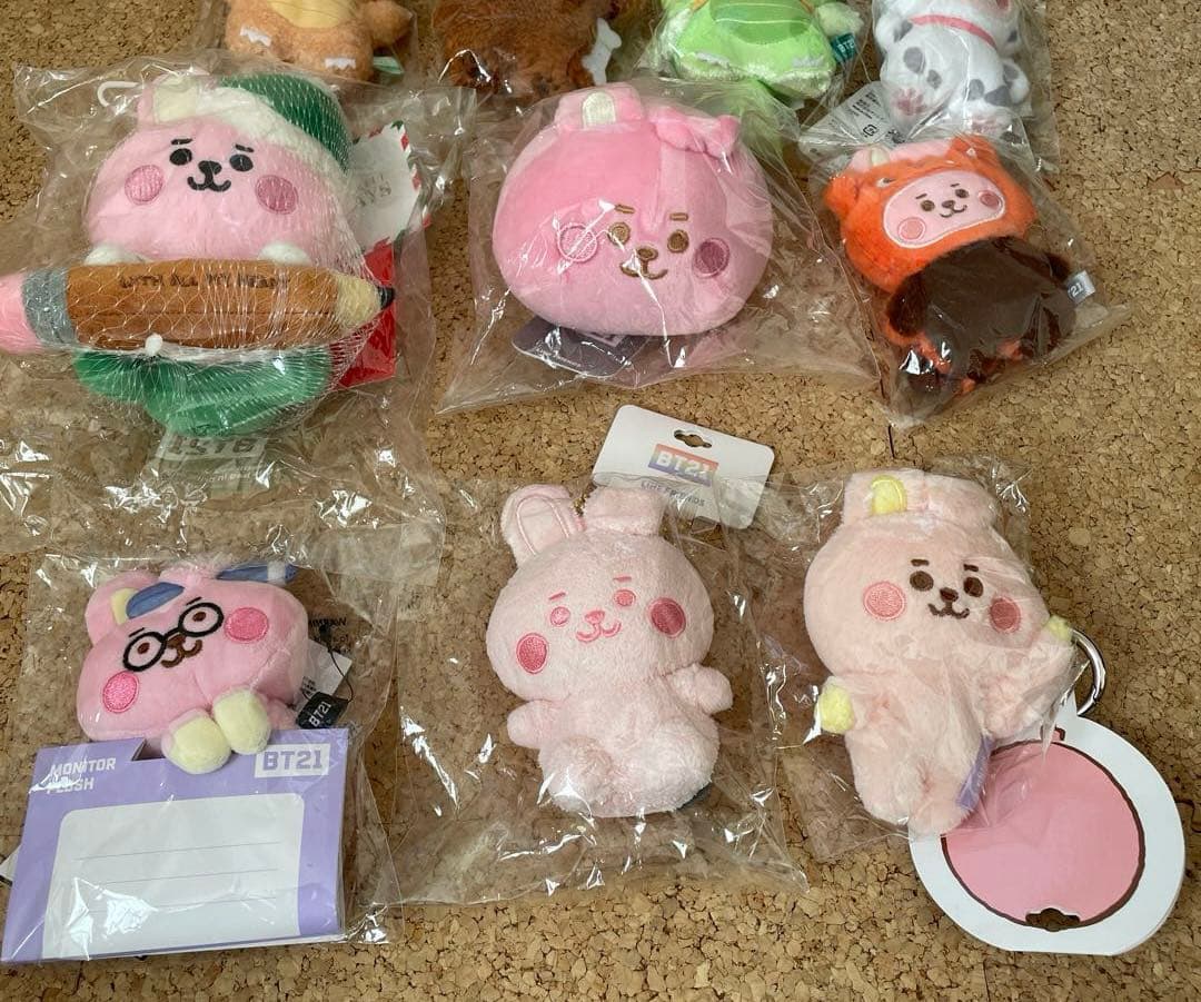 BT21 COOKY セット　ぬいぐるみ マスコット