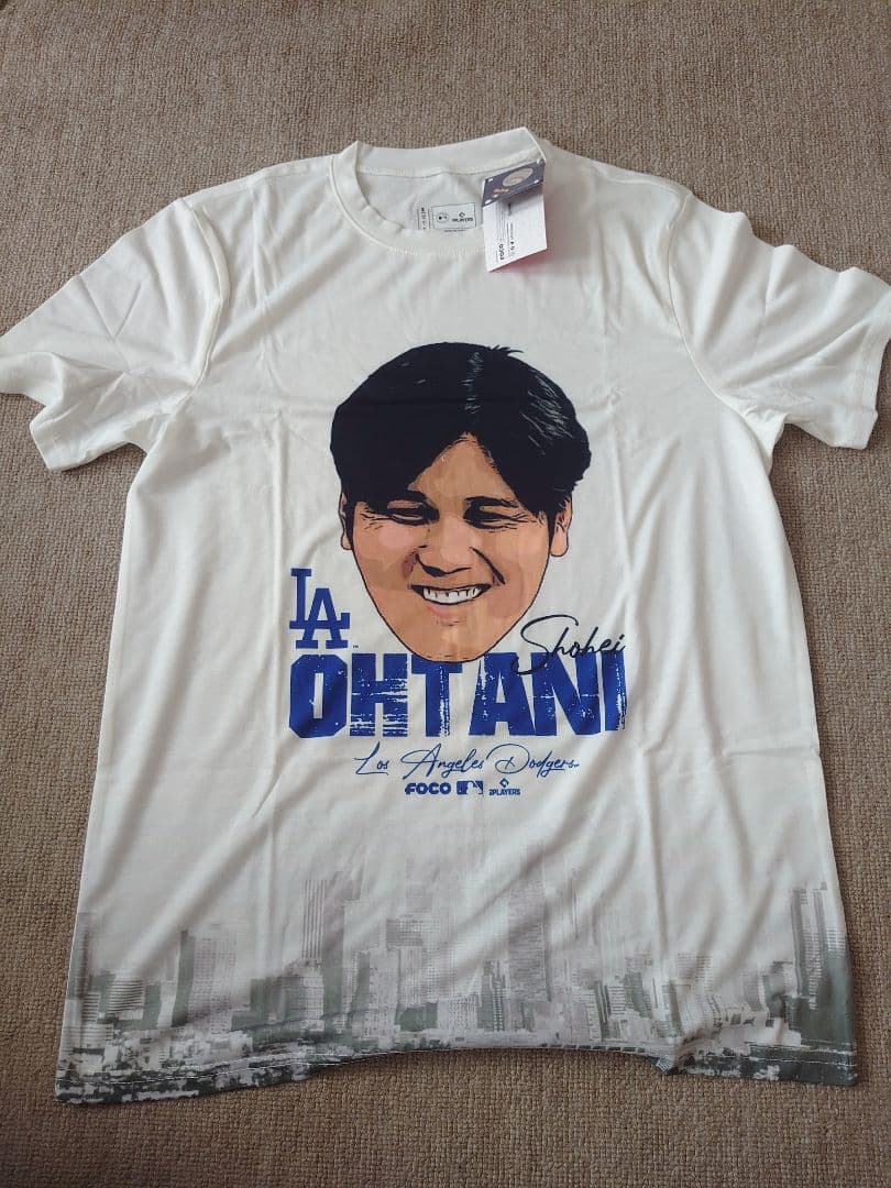 FOCO 大谷翔平 LAドジャース Tシャツ Ｓ 白 新品未使用 3枚セット