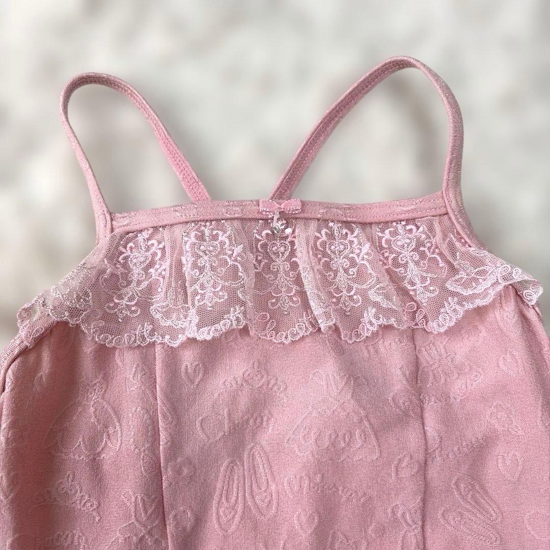 美品　chacott 120cm レオタード　ピンク　フリル　チャコット　バレエ