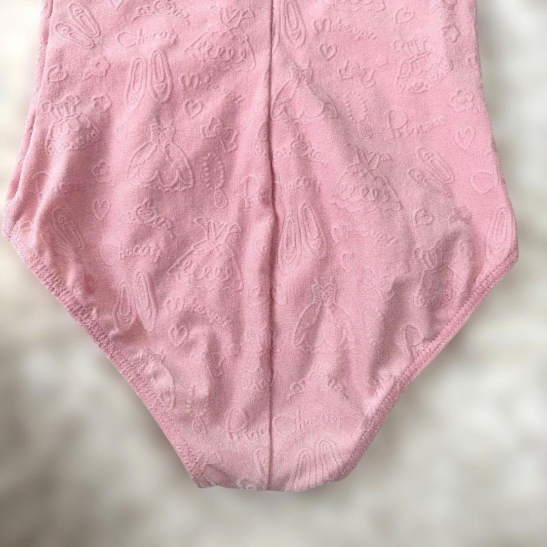 美品　chacott 120cm レオタード　ピンク　フリル　チャコット　バレエ
