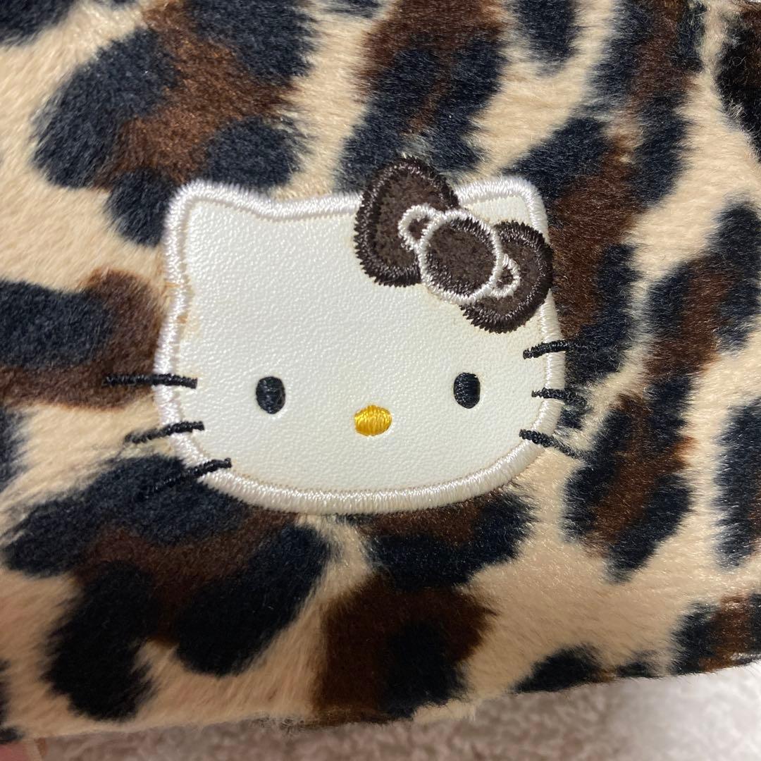 キティーちゃんヒョウ柄　アクセサリーケース