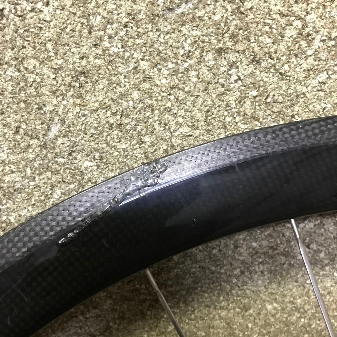 中華カーボン tni sapim ホイール 38ミリ チューブラー ジャンク