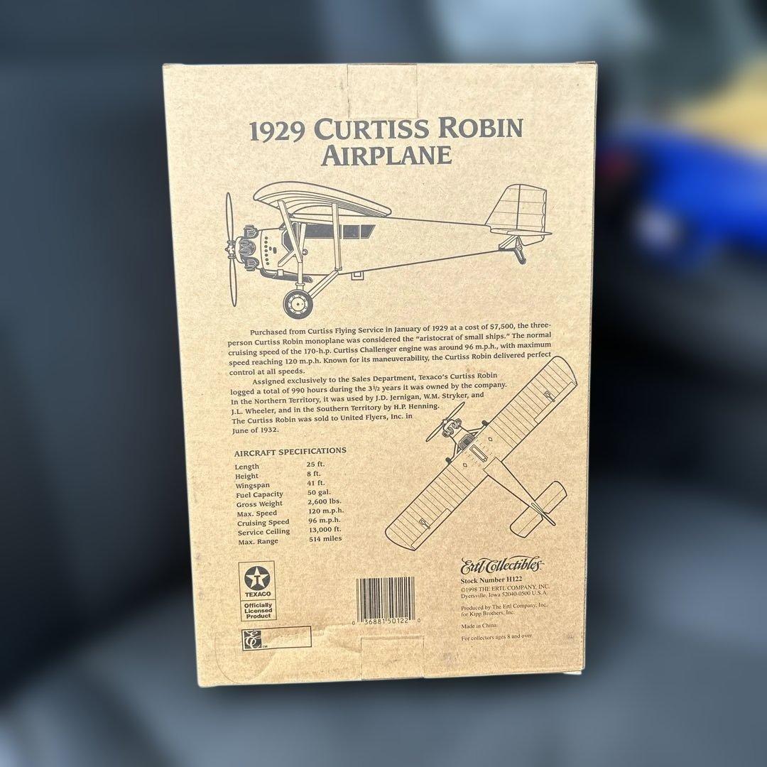 1929 Curtiss Robin Airplane Texaco テキサコ