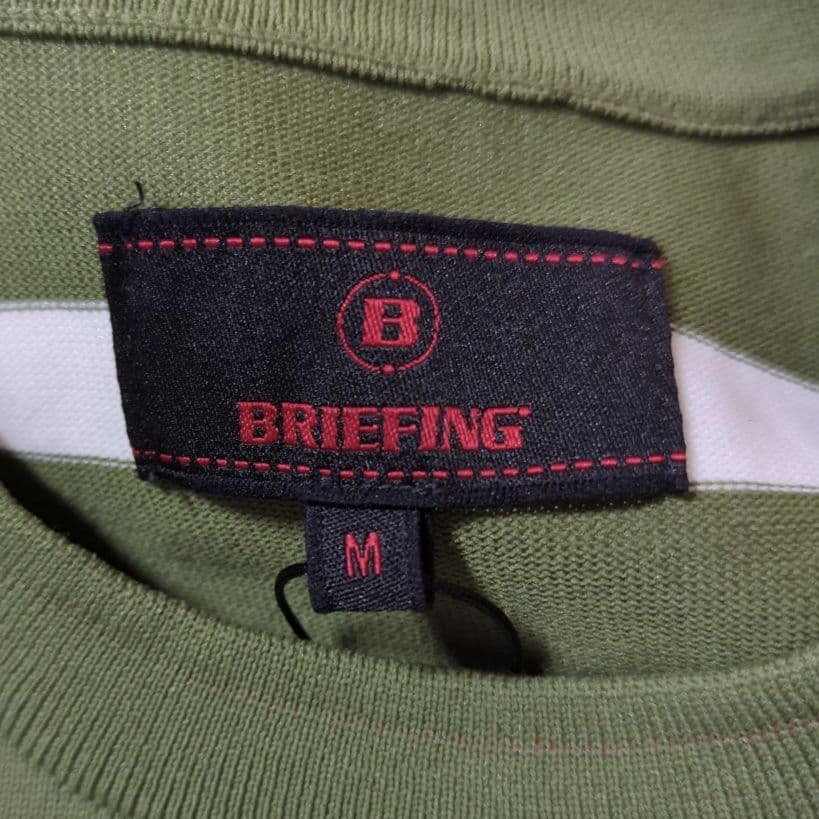 ✩新品未使用✩ブリーフィング　クルーネックニット　ボーダー　長袖 M