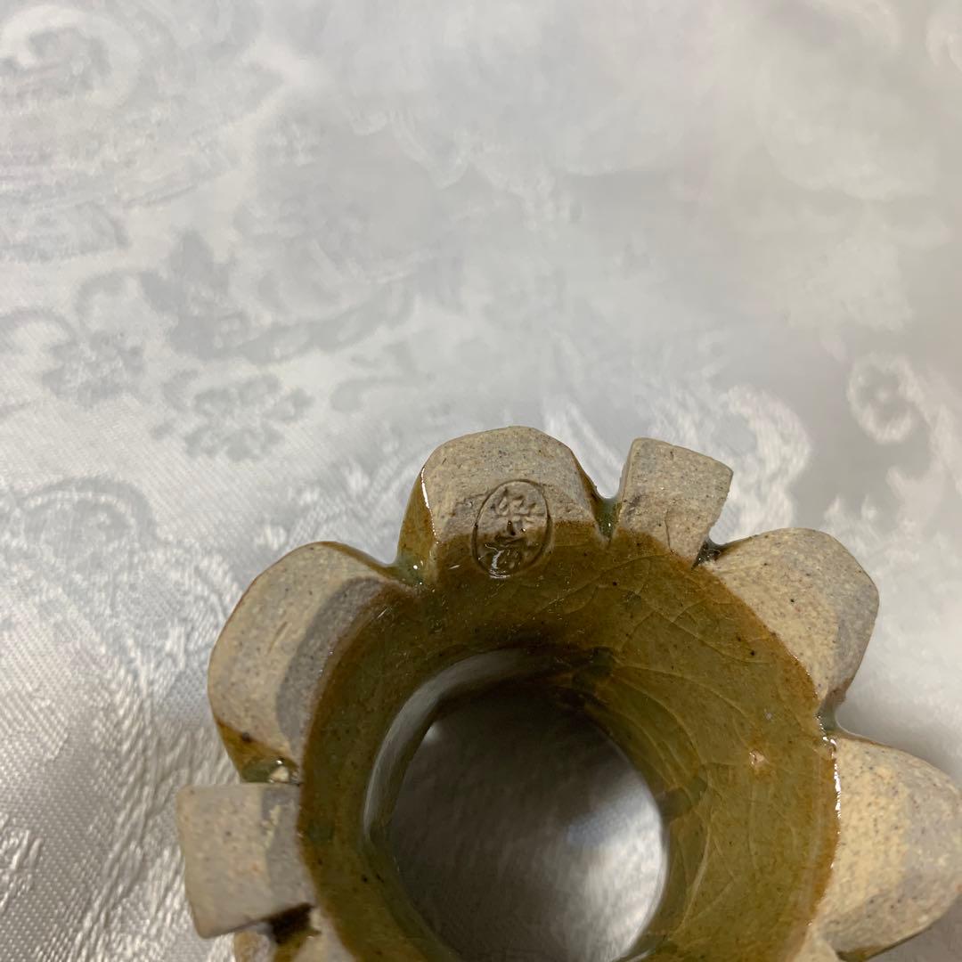 茶道具　七種蓋置　三つ葉