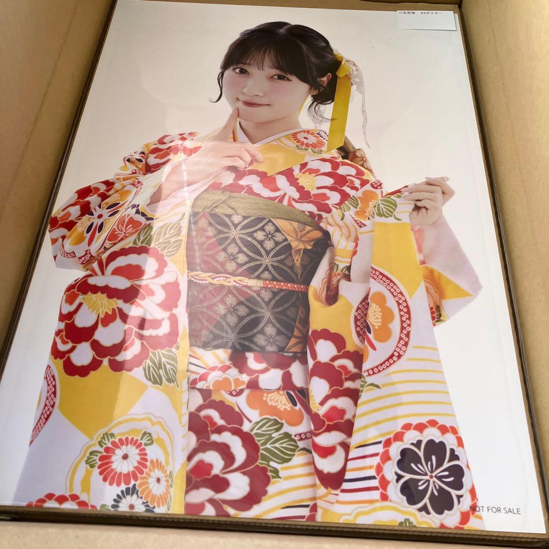 【レア】ひたむきシンデレラ　川本笑瑠　真鍋凪咲　　オン特限定A3ポスターセット