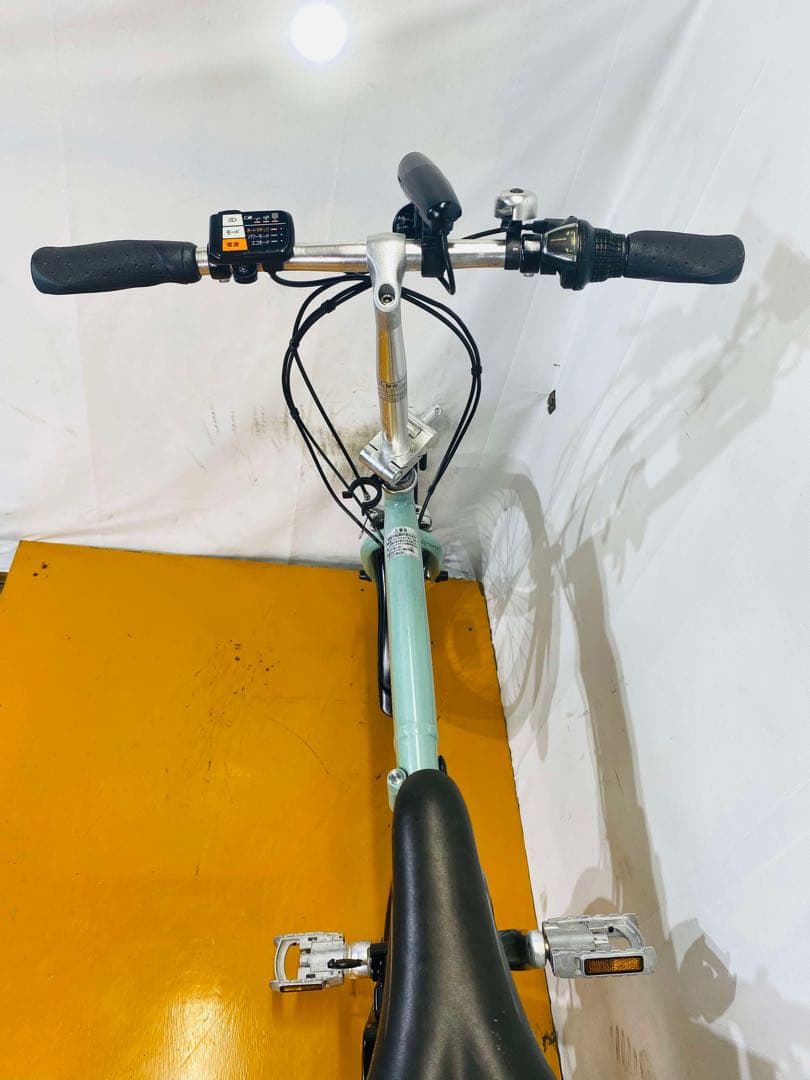 送料無料 条件付き パナソニック折り畳み式 前18/後20型 電動自転車中古車