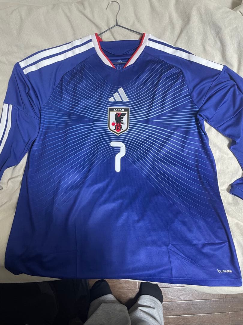希少サイズ　サッカー日本代表　三笘薫　レプリカ　長袖　adidas正規品