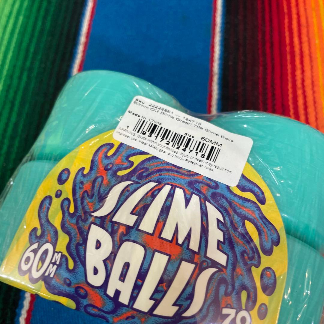 Slime Balls スケートボードウィール 60mm 78A
