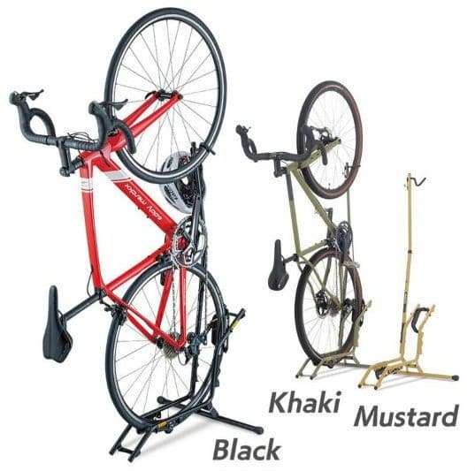 【美品】MINOURA DS-2200 自転車スタンド ブラック 縦置き 横置き