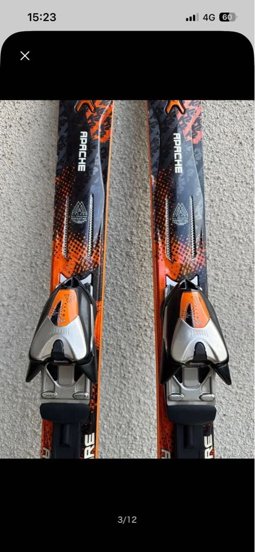 スキー板　K2 APACHE Crossfire サイズ170cm