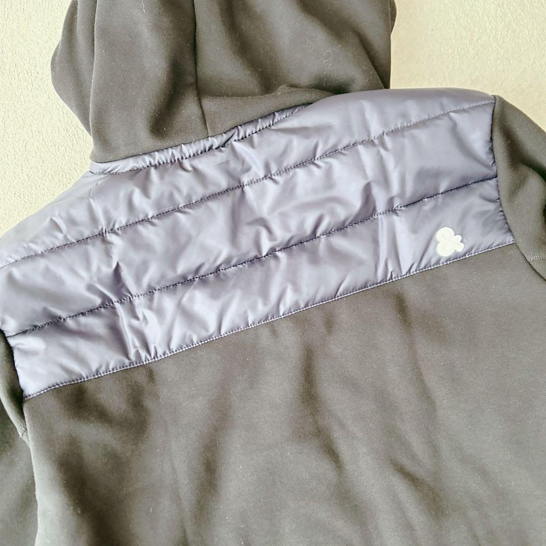 美品✨and per se 中綿ジャケット フード　ゴルフ　洗える◎ 軽量　L