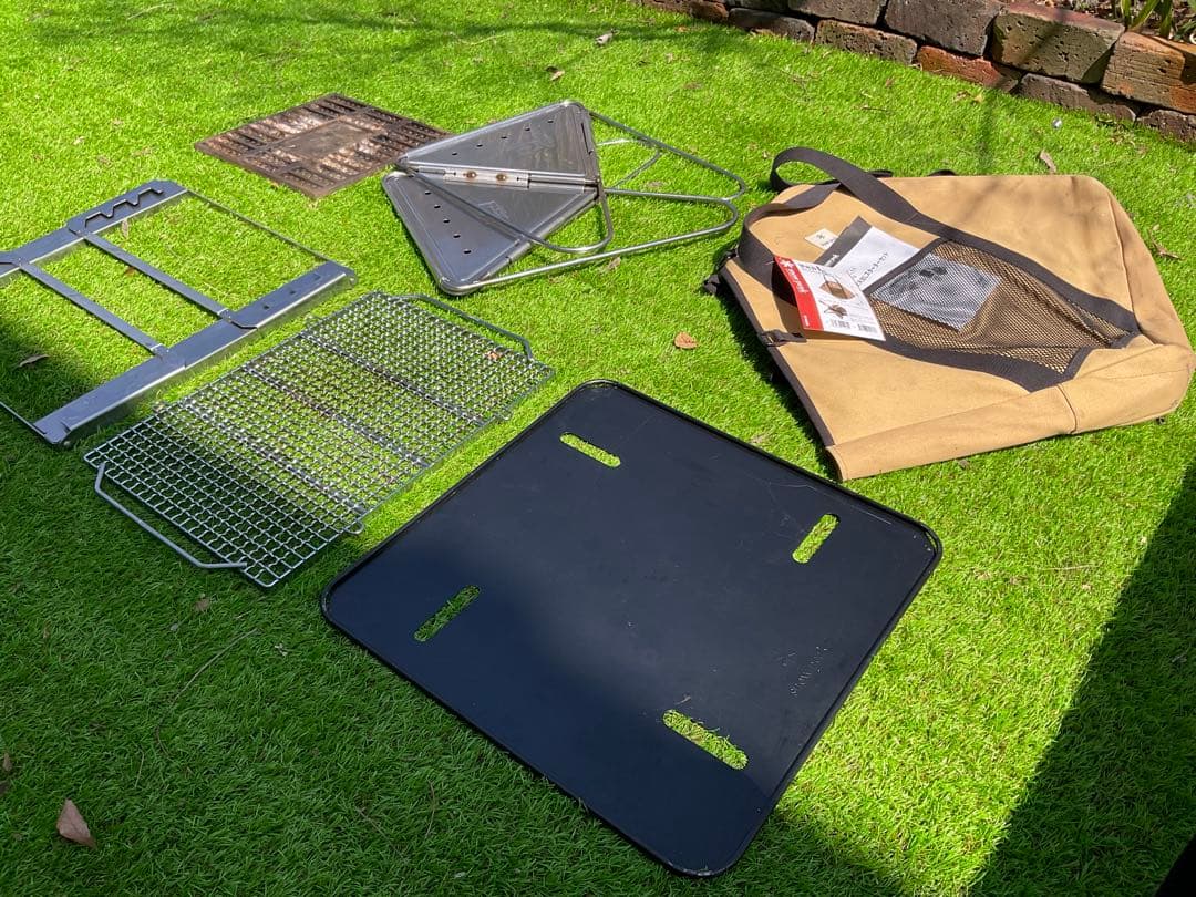  peak 焚き火台　Lサイズ　BBQスターターセット　USED 良品