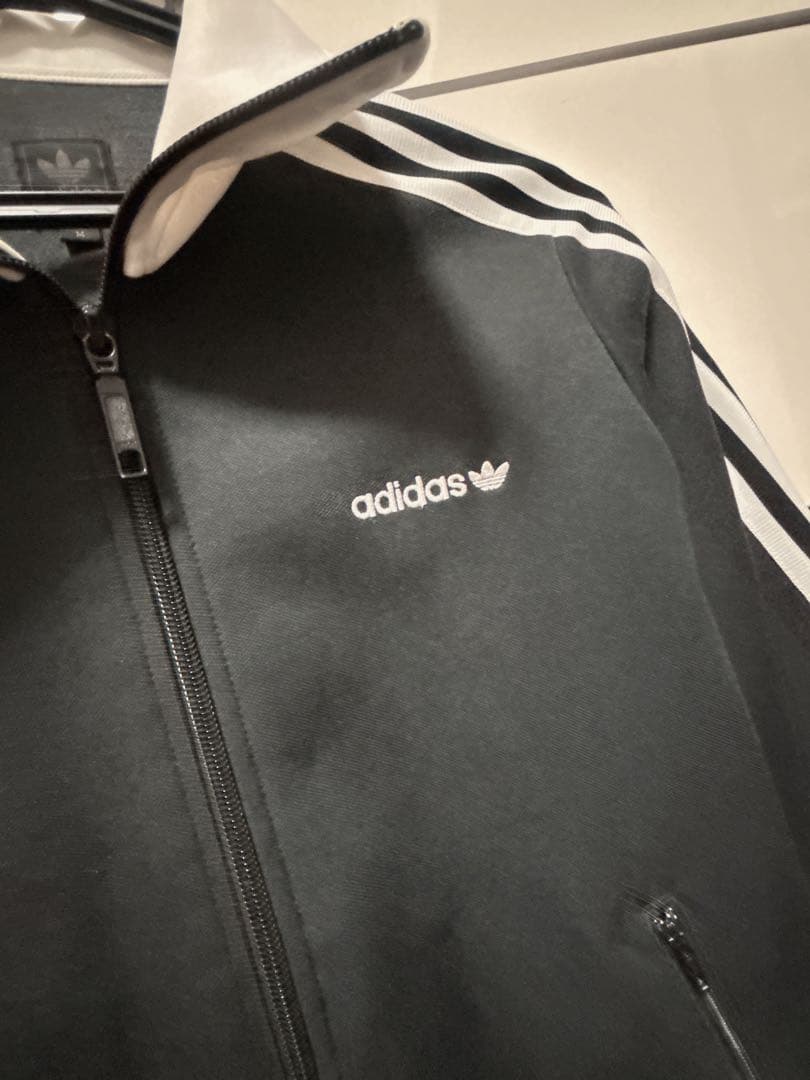 adidas ベッケンバウアー トラックジャケット ブラック　ジャージ