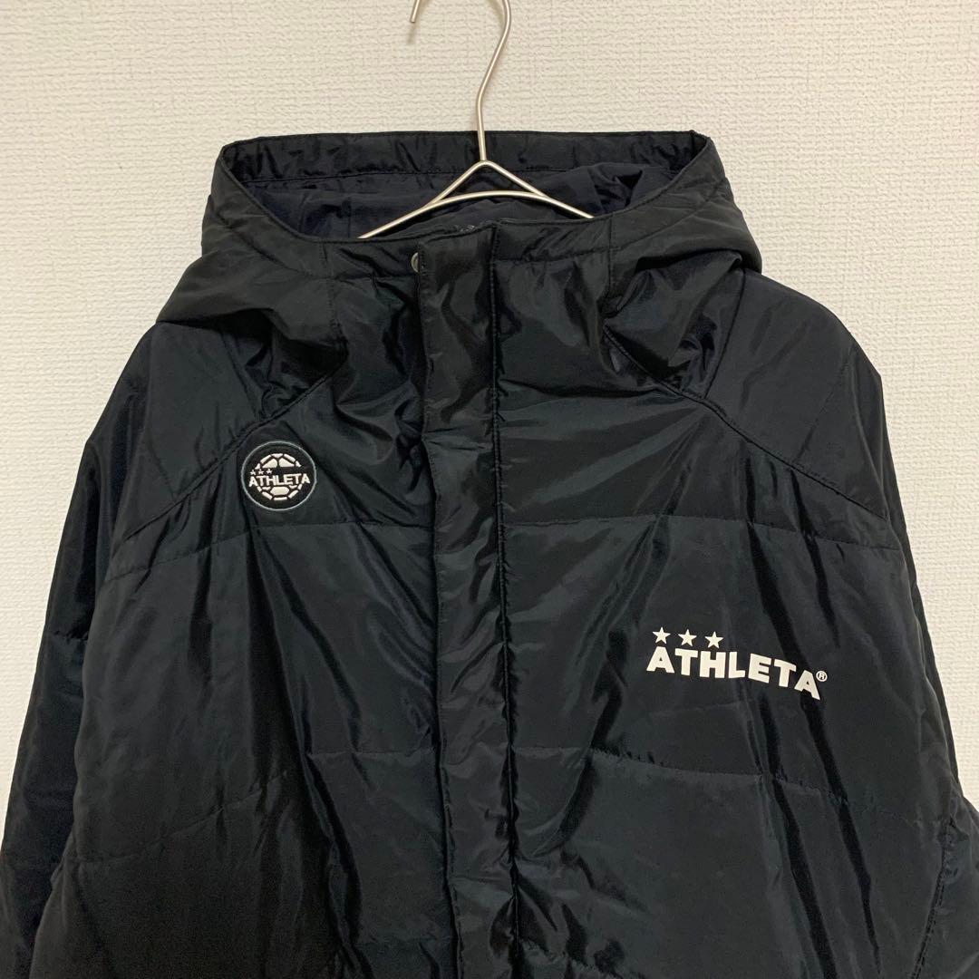 アスレタ　ATHLETA ベンチコート　Mサイズ　ブラック