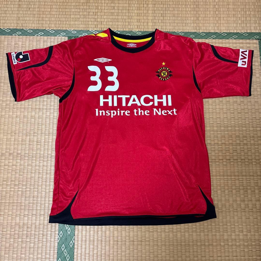 柏レイソル 支給品 アウェイユニフォーム No.33菅野umbro アンブロ