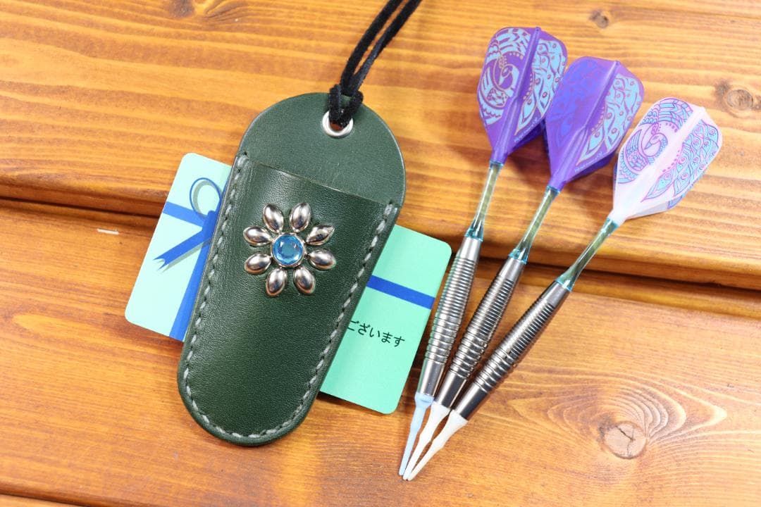 ☆ ハンドメイド 　　スタッズダーツケース　☆　CONDORU　☆