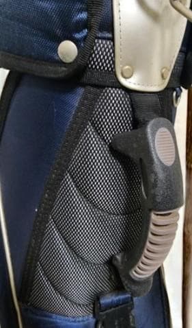 送料無料/美品DUNLOP ネイビー キャディバッグ