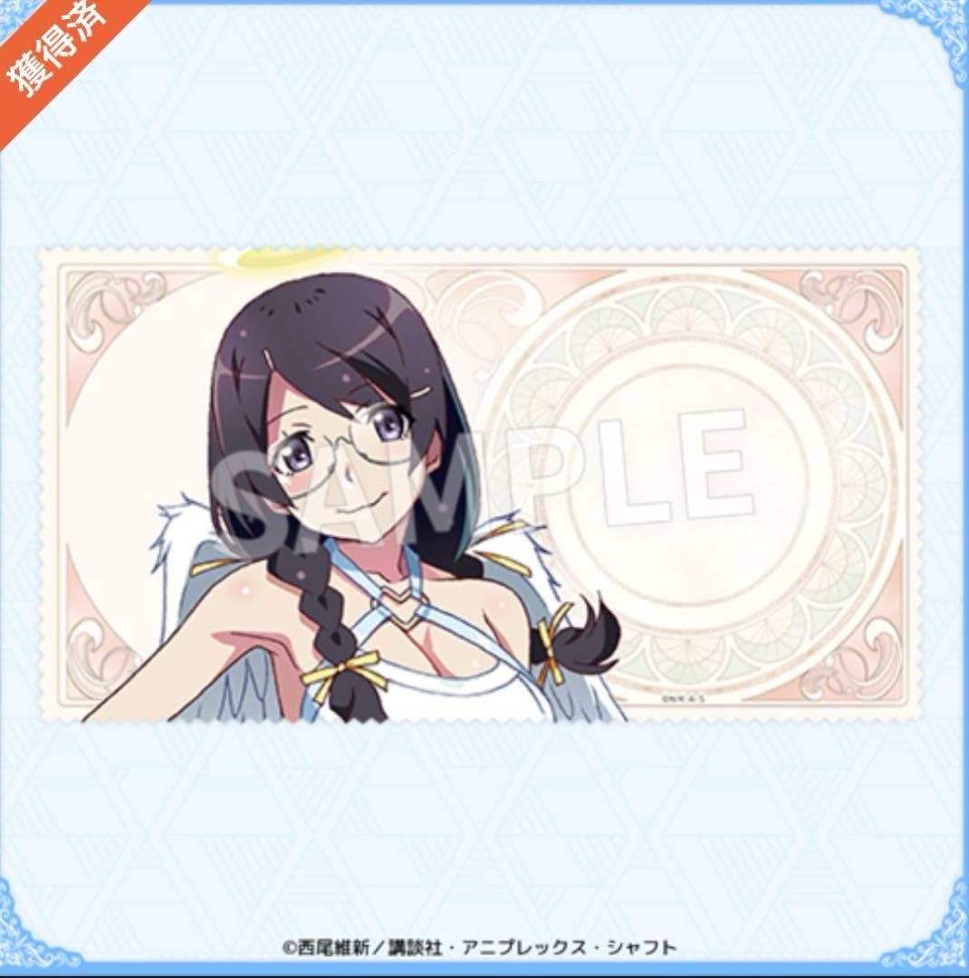 物語シリーズ キューピッドくじ A賞 B2タペストリー 羽川翼BCD賞おまけ付き