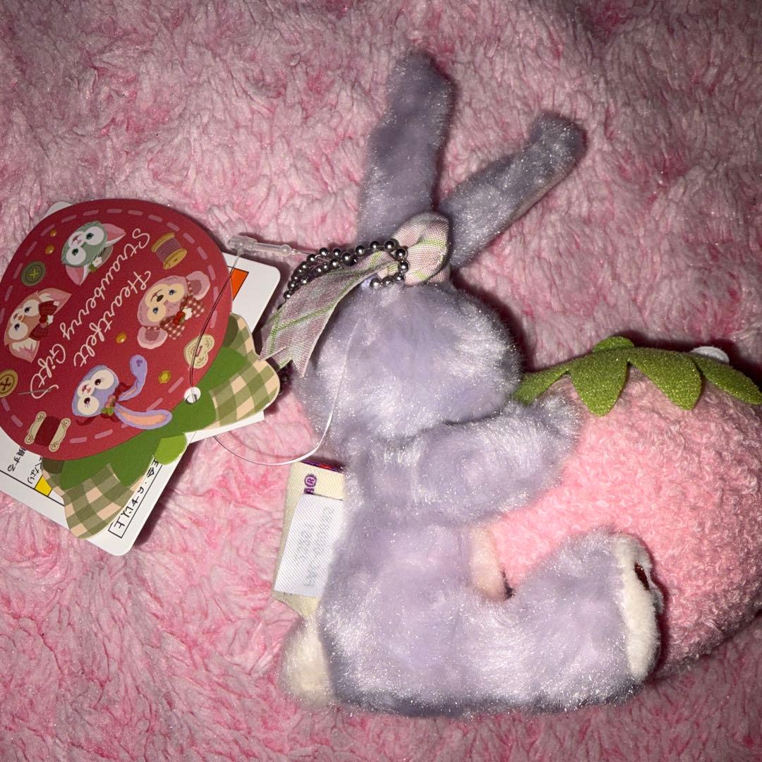 ステラルー　ハートフェルトストロベリーギフト ぬいぐるみキーホルダー いちご