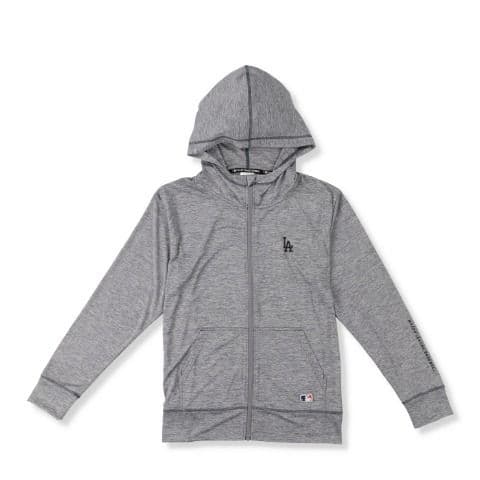 【未使用品・Ｌ】MLBドジャース●大谷翔平●ジップアップ・パーカー●グレー