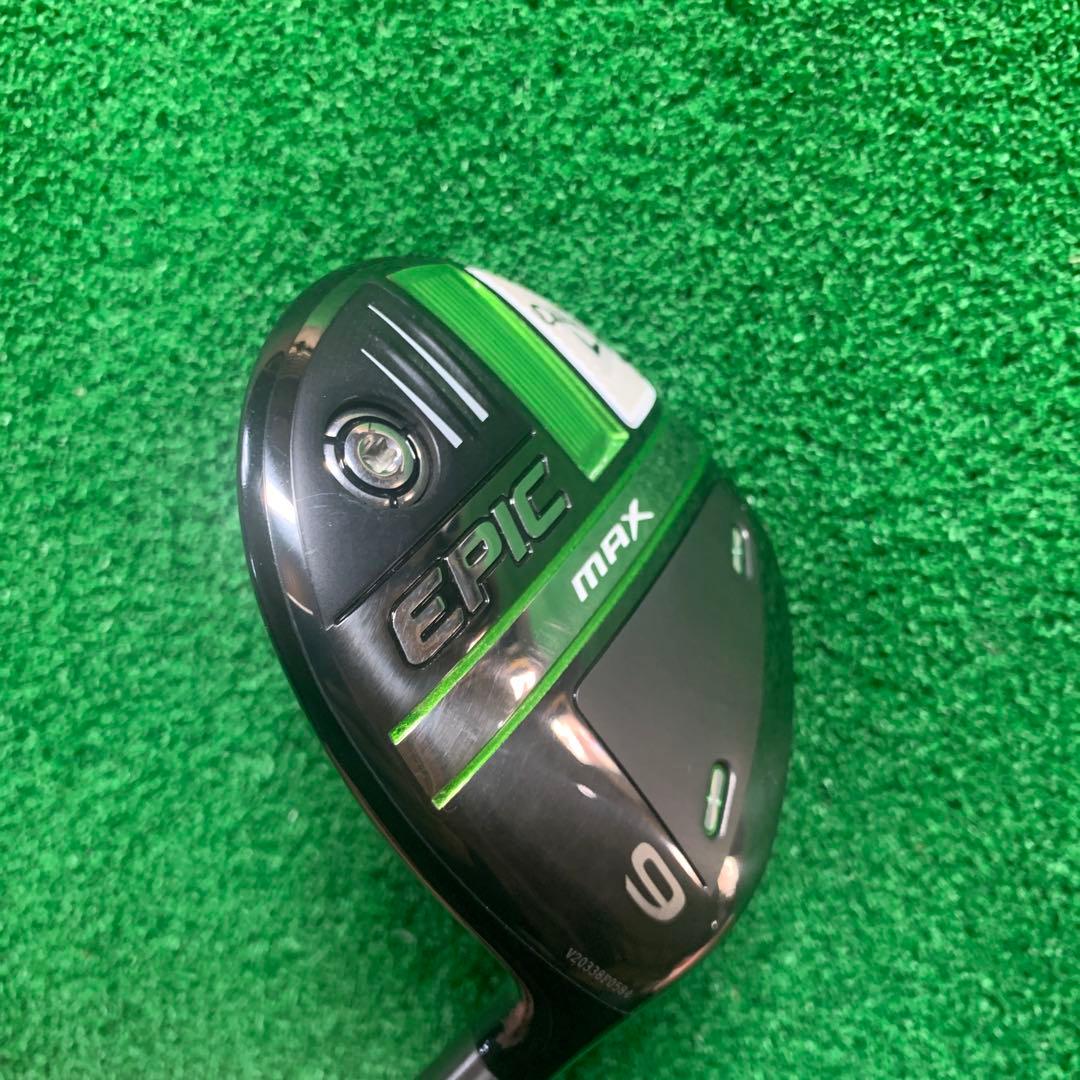 【レア美品】Callaway EPIC MAX 9W 23° 純正40-S