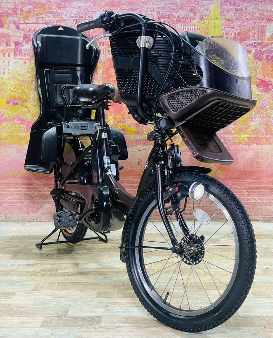 ZK3468 電動自転車 ヤマハ パスキス 子供乗せ 20インチ 送料無料