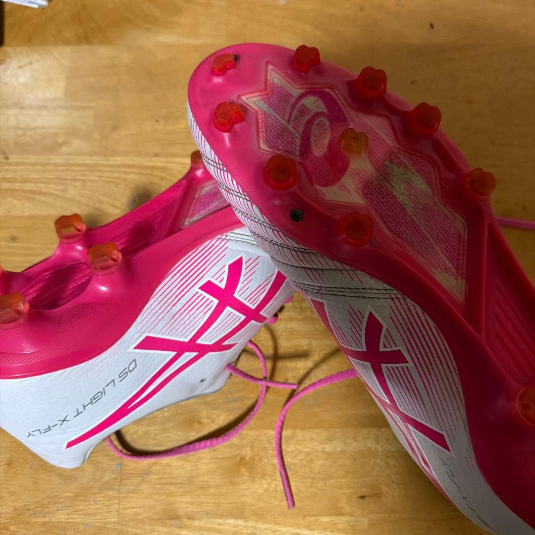 ASICS PRO サッカーシューズ ホワイト/ピンク