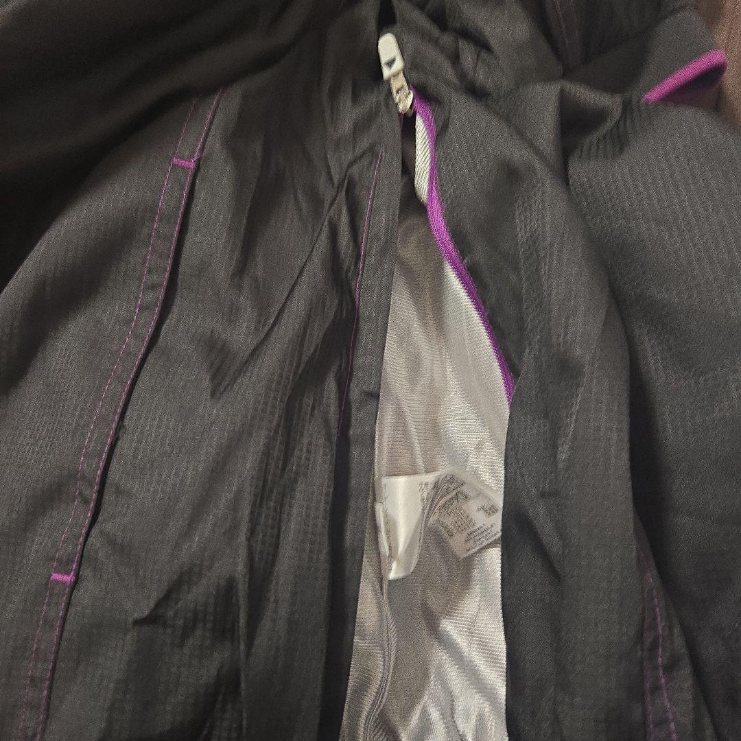 adidas レディース M ジップアップウェア 黒/紫