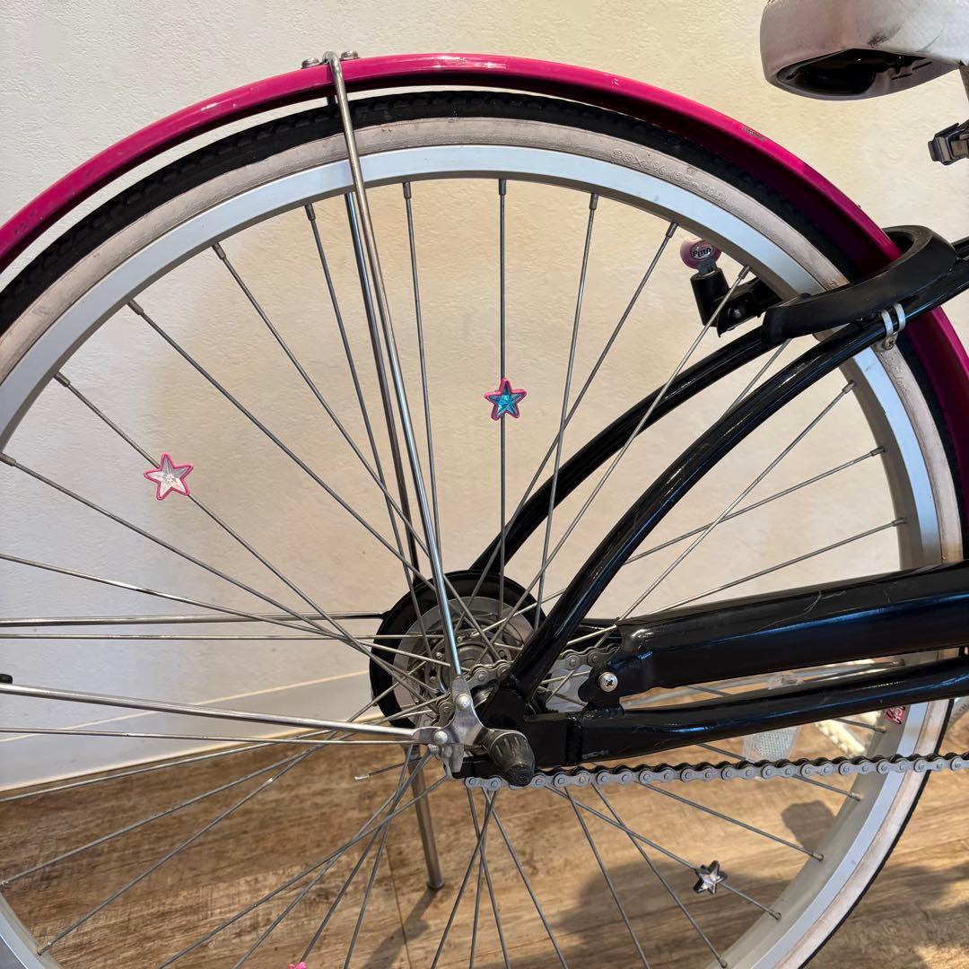 ブリヂストン キッズ自転車 ワイルドベリー 24インチ★カバー付き★ブラック