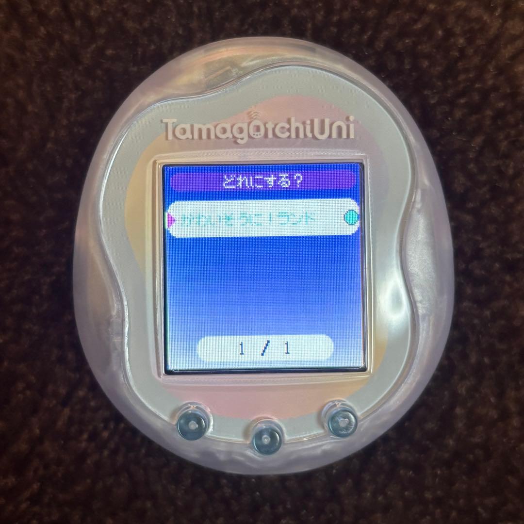 り*️様 Tamagotchi Uni Prism White たまごっちユニ