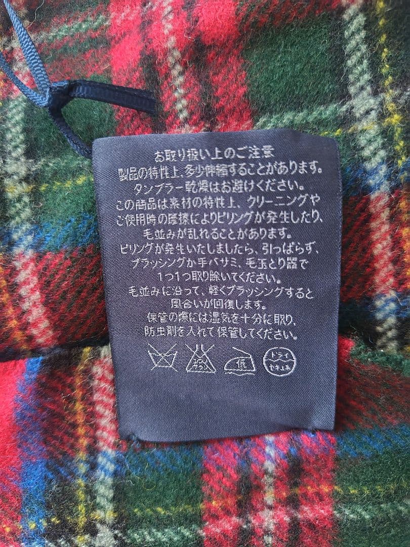 新品タグ付き　ラルフローレン　RALPH LAUREN 　チェック　ひざ掛け