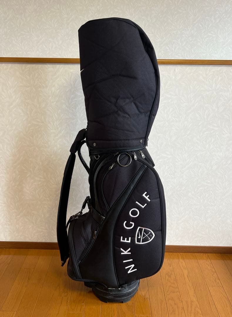 NIKE GOLF キャディバッグ ナイキゴルフ ブラック ゴルフバッグ 6分割