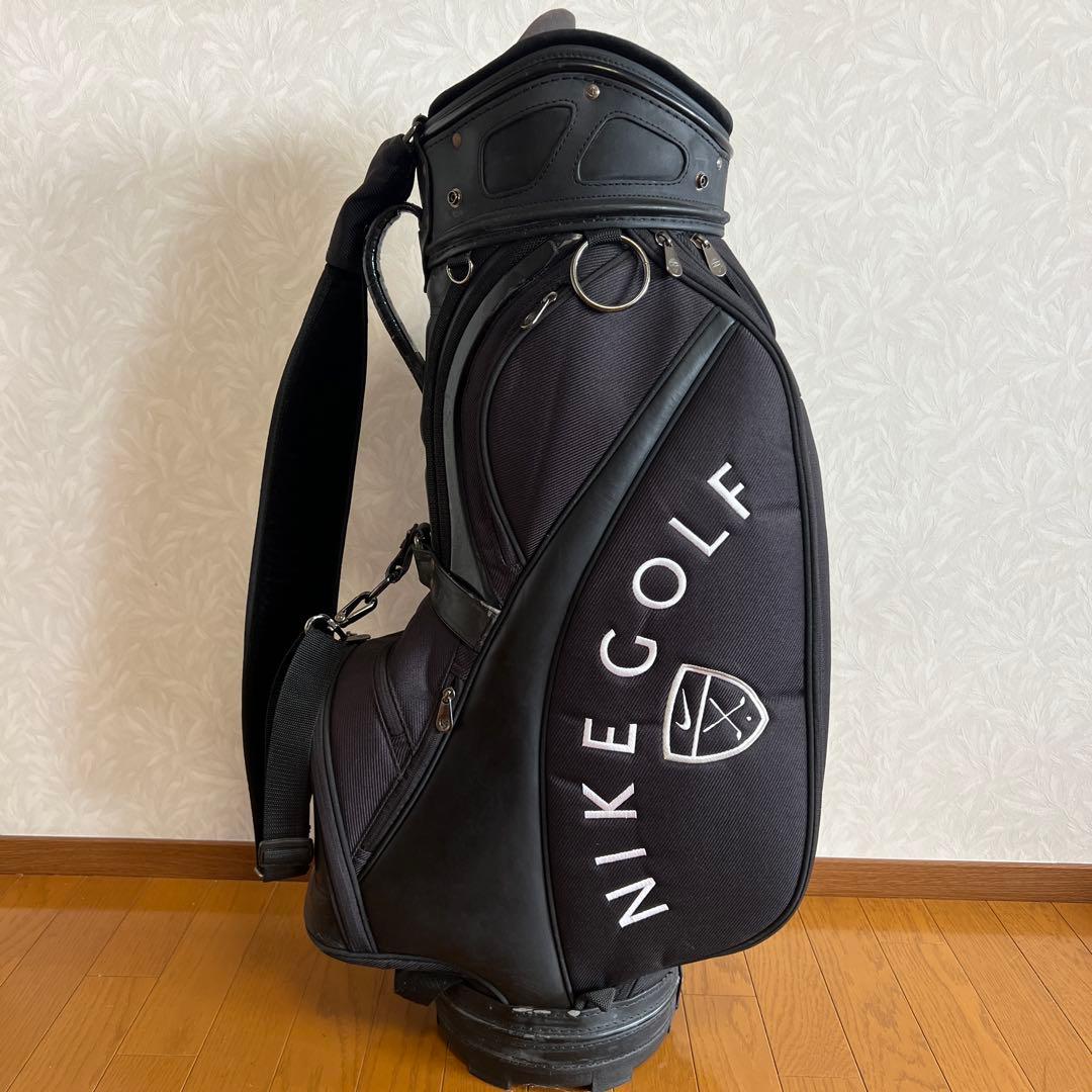 NIKE GOLF キャディバッグ ナイキゴルフ ブラック ゴルフバッグ 6分割