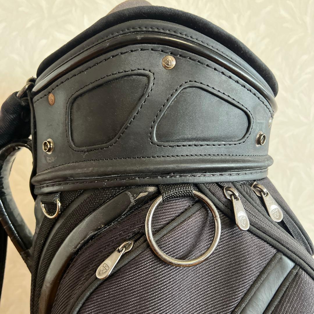 NIKE GOLF キャディバッグ ナイキゴルフ ブラック ゴルフバッグ 6分割