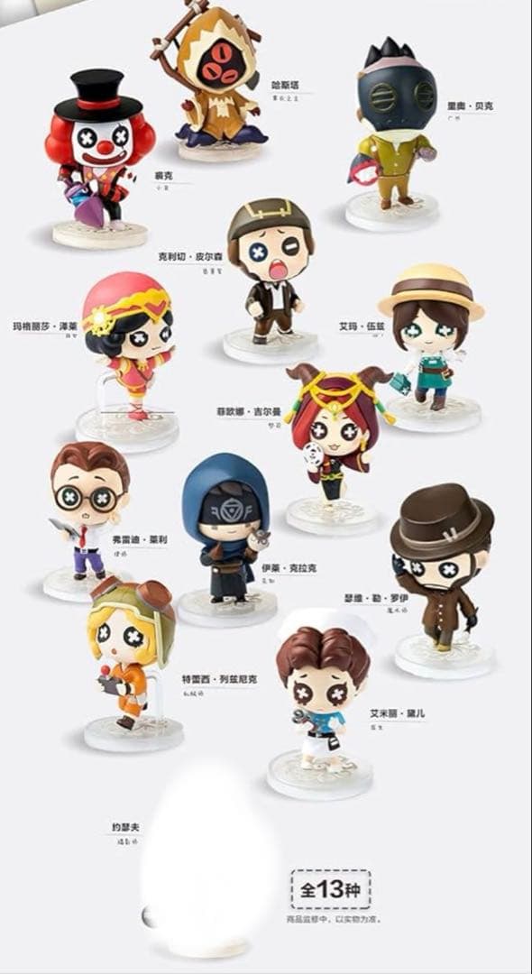 IdentityV 第五人格デスク占領シリーズドール 12種類 まとめ売り