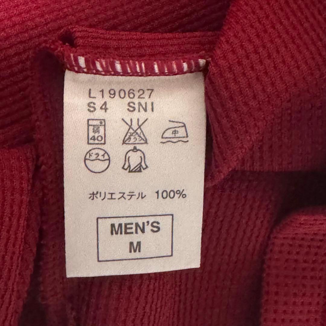 NIKE GOLF ナイキゴルフ 刺繍 ロゴ ハーフジップ シャツ レッド系