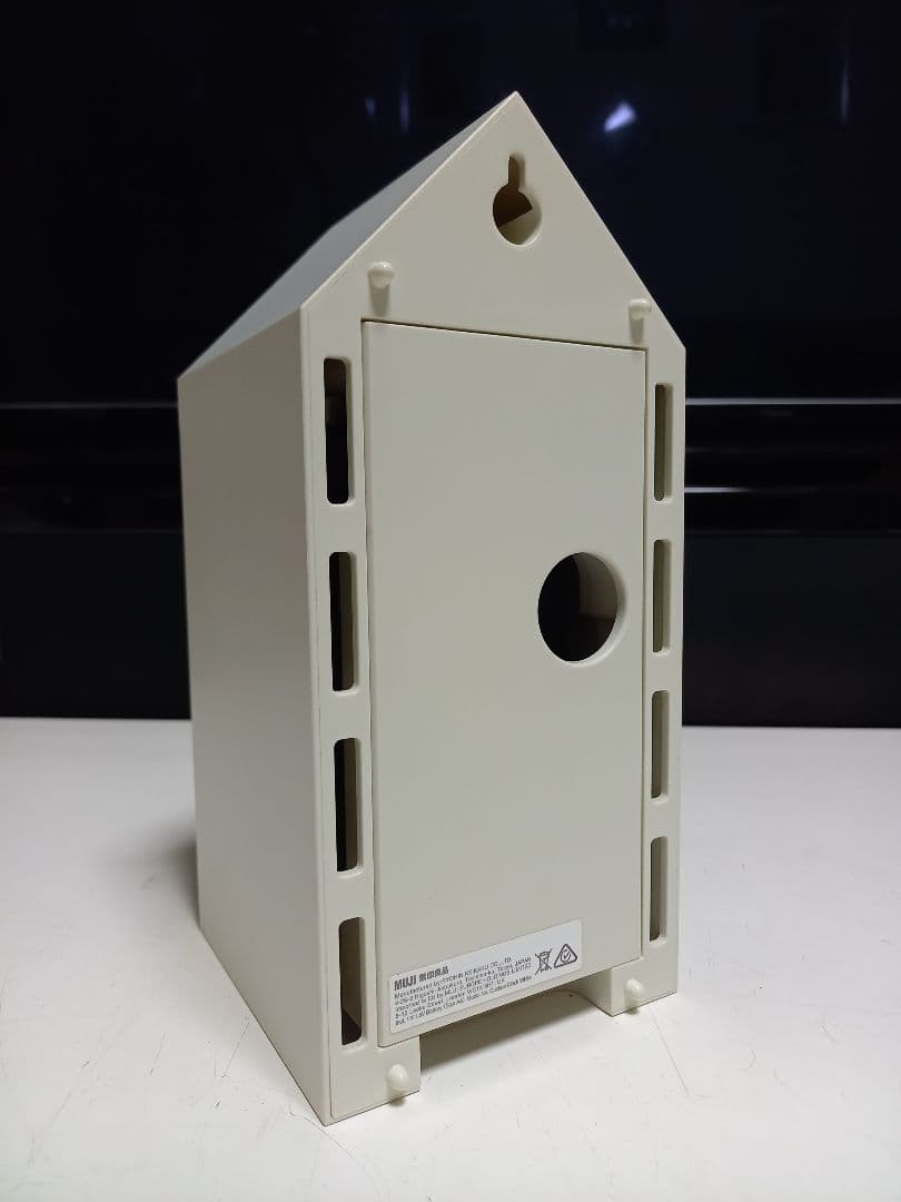 無印良品　廃盤　ホワイト　鳩時計　動作確認品