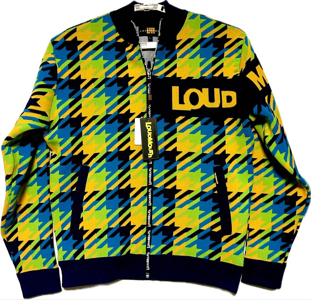定価¥19800！新品！LOUDMOUTH ゴルフ ブルゾン 千鳥格子柄 L