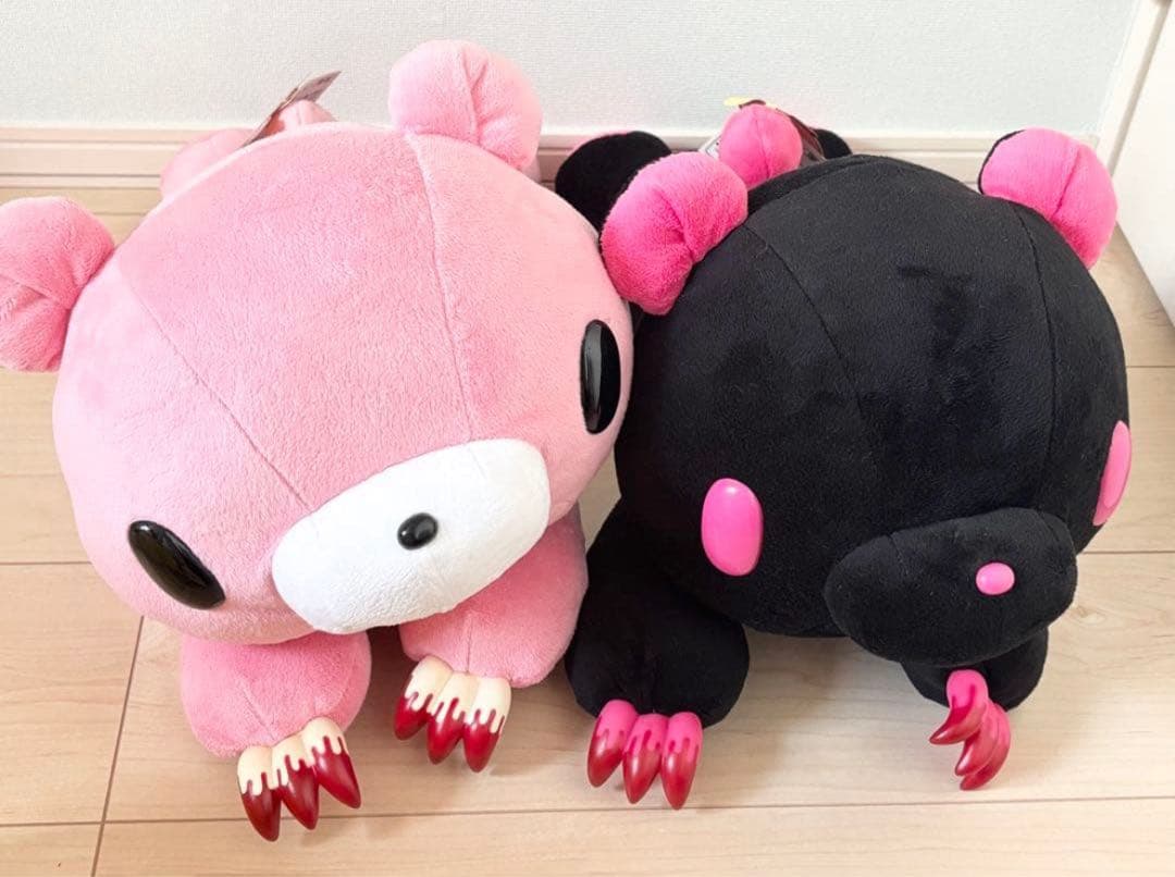 グルーミー ぬいぐるみ チャックス GP ピンク コケティッシュピンク ブラック