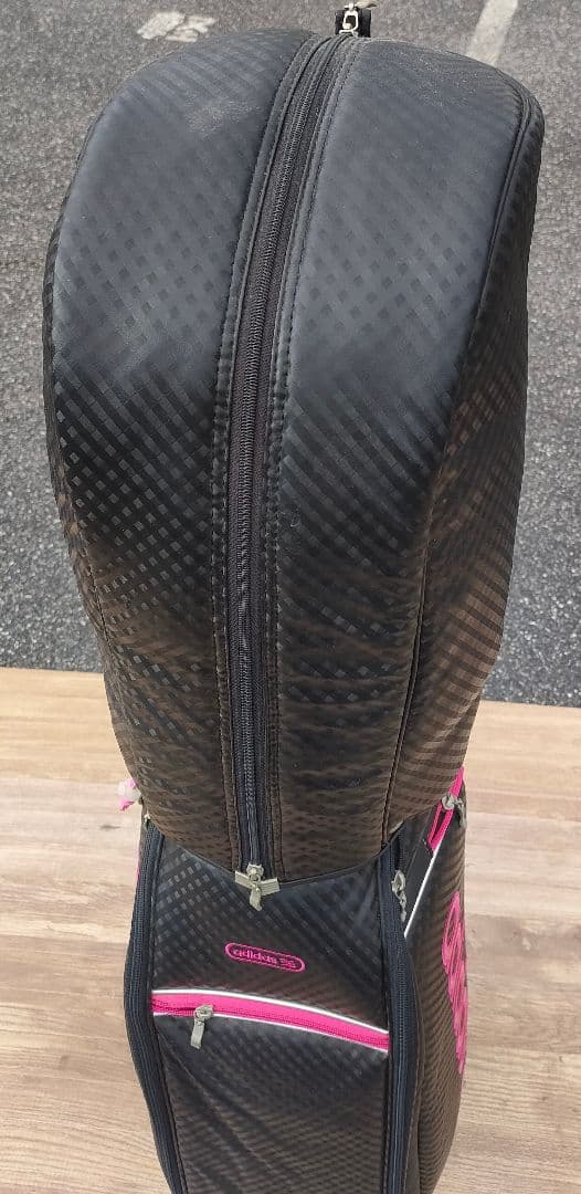 adidas キャディバッグ 黒/ピンク レディース