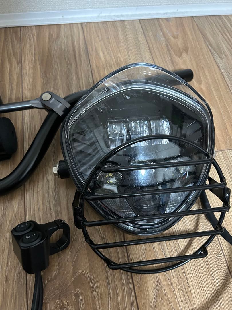 MATE X用 ダブルクラウンフォーク.ヘッドライト一式　used 美品