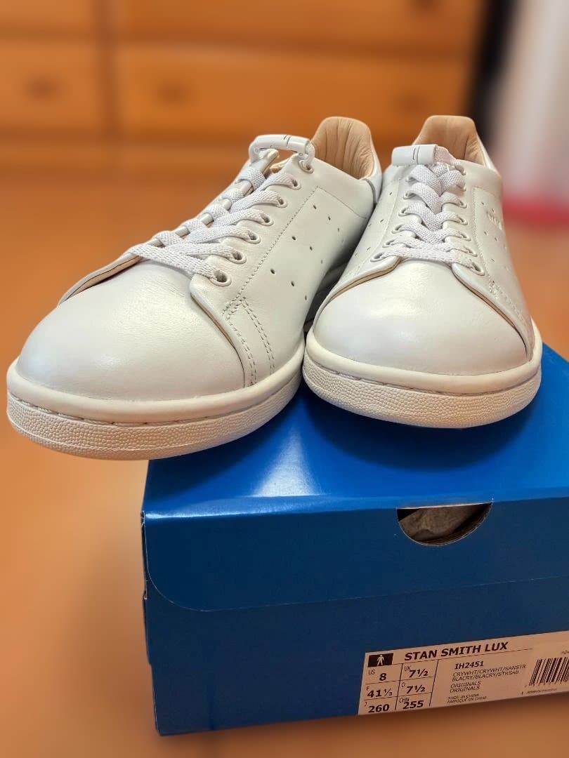 【超美品】adidas STAN SMITH LUX IH2451 26cm 白